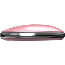 Pusat Business Pro Sessiz Kablosuz Şarjlı Kompakt Mouse - Rose Gold