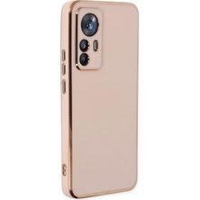 Microsonic Xiaomi Mi 12T Pro Kılıf Olive Plated Pembe