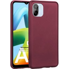 Microsonic Matte Silicone Xiaomi Redmi A1 Kılıf Mor