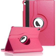 Microsonic Apple iPad 10.nesil 10.9`` (A2696-A2757-A2777) 360 Rotating Stand Deri Pembe