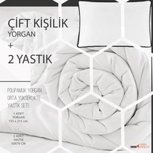 Uykuperest Yastık ve Yorgan Seti - Çift Kişilik Puffysoft Yorgan Seti
