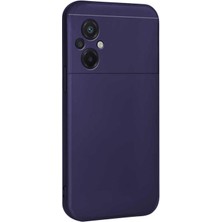 Microsonic Matte Silicone Xiaomi Poco M5 Kılıf Lacivert