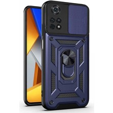 Microsonic Xiaomi Poco M4 Pro 4g Kılıf Impact Resistant Lacivert