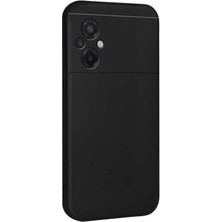 Microsonic Matte Silicone Xiaomi Poco M5 Kılıf Siyah