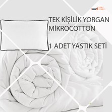 Puffy Soft Öğrenci Seti -Tek Kişilik Yorgan ve Yastık Seti - Puffysoft Yorgan - Yastık - Mikro Koton Set