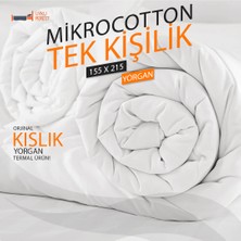 Uykuperest Tek Kişilik Termal Kışlık Puffy Soft Poli Pamuk - Yorgan Seti - Kışlık