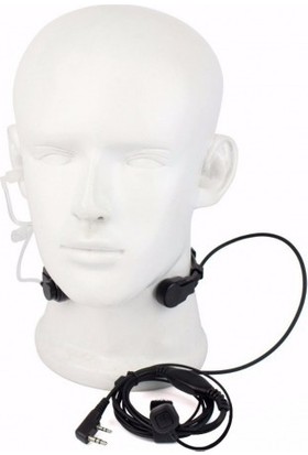 Akustik Tüp Kulaklık Boğaz Gırtlak Mikrofon Seti Boğazmikrofon