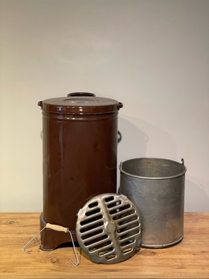 Göktürk Mangalları Yuvarlak Soba Emaye Soba Kovalı Soba