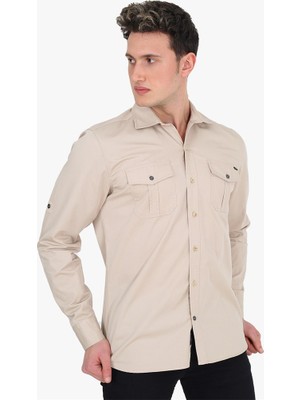 Banada Moda Erkek Regular Fit Gabardin Gömlek