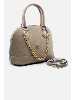 Just Polo Vizon Orta Boy Zincir Askılı Yeni Sezon Kadın El & Omuz Çantası 27X20CM PBU20104