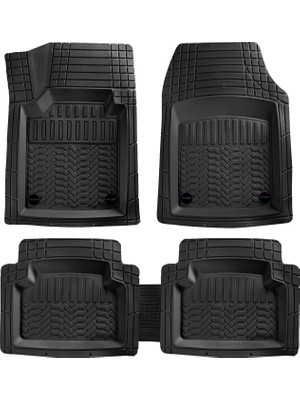 Ack Dodge Nitro Kesilebilir Universal Paspas 4d Havuzlu Siyah