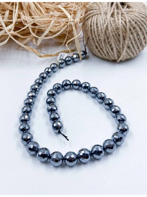 Mucize Taş Terahertz Faset Kesim 10 mm Doğal Taş Dizi