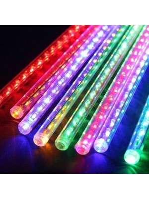 Gae Rgb Renkli Iç ve Dış Mekan 8li Meteor Akan LED