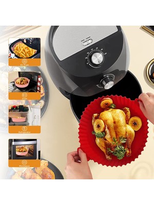 BYZ Home Airfryer Silikon Pişirme Kalıbı