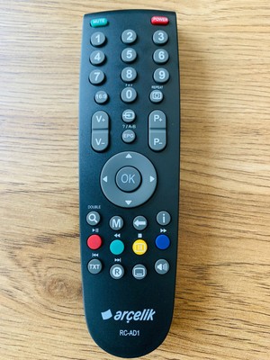 Ata Elektronik Orjinal - Arçelik Beko Otel Hd LCD Tv Televizyon Grundig Beko Altus Kumanda Orijinal Kumanda Rc-Ad1
