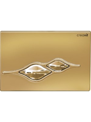 Creavit Altın Boyalı Rezervuar Kumanda Paneli Buton GP1006.00