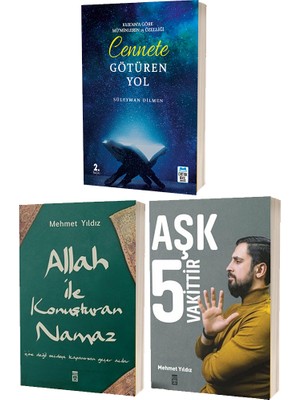 Cennete Götüren Yol - Allah ile Konuşturan Namaz - Aşk 5 Vakittir 3 Kitap Set