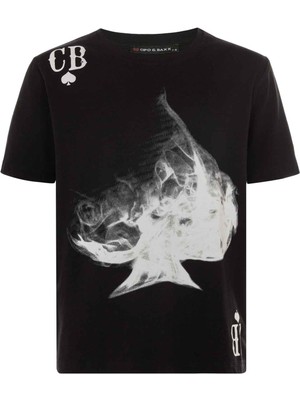 Cipo & Baxx BT110 Siyah Maça Basic Çocuk Tişört