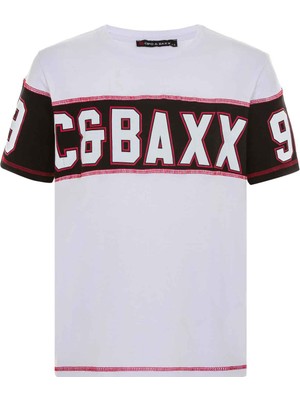 Cipo & Baxx BT104 Beyaz Basic Çocuk Tişört