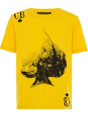 Cipo & Baxx BT110 Sarı Maça Çocuk Tişört