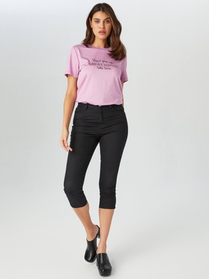 Faik Sönmez Slim Fit Coton Parça Boya Capri 00078-1