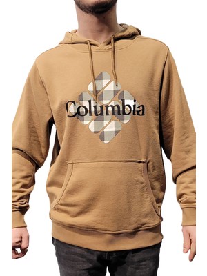 Columbia Csc M Basic Gem Buffalo Plaid Erkek Kapüşonlu Sweatshirt - CS0284
