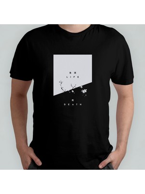 Pixxa Anime %100 Pamuklu Bisiklet Yaka T-Shirt Model - 1