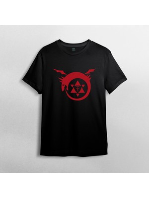 Pixxa Fullmetal Alchemist %100 Pamuklu Bisiklet Yaka T-Shirt Model - 3