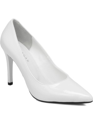 Tergan  Beyaz Vegan Kadın Stiletto - K22I1AY65981-Q6S