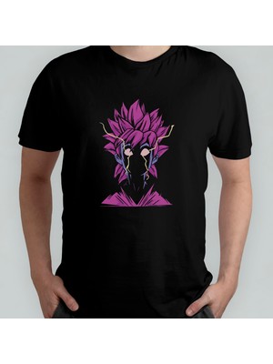 Pixxa Anime %100 Pamuklu Bisiklet Yaka T-Shirt Model - 28
