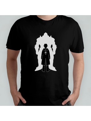 Pixxa Fullmetal Alchemist %100 Pamuklu Bisiklet Yaka T-Shirt Model - 4
