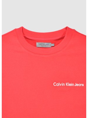 Calvin Klein Jeans Erkek Bisiklet Yaka Sweatshirt U006382