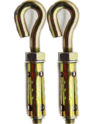 Tok Pazar Kancalı Çelik Dübel M12 x 110 mm 2 Adet