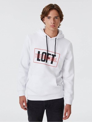 Loft Erkek Sweatshirt Beyaz LF2028816