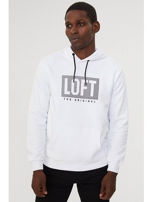 Loft Erkek Sweatshirt Beyaz LF2028610