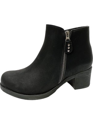 Fix Ayakkabı Fix 6012 Yağlı Deri Trend Fashion Kadın Bot