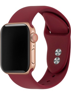 HappyCase M/l Beden Apple Watch 2 3 4 5 6 7 Uyumlu Se  42 mm Klasik Silikon Kordon