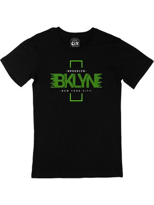 Cix Brooklyn New York City Siyah Tişört