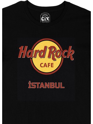 Cix Hard Rock Cafe Istanbul Siyah Tişört