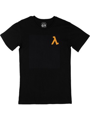 Cix Half Life Cep Logolu Siyah Tişört