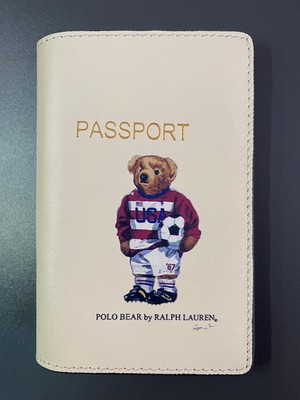 Polo by Ralph Lauren Ayıcık Tasarımlı Deri Pasaport Kılıfı