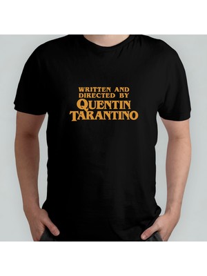 Pixxa Quentin Tarantino %100 Pamuklu Bisiklet Yaka T-Shirt Model - 1