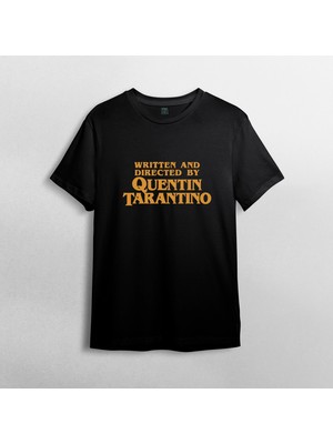 Pixxa Quentin Tarantino %100 Pamuklu Bisiklet Yaka T-Shirt Model - 1