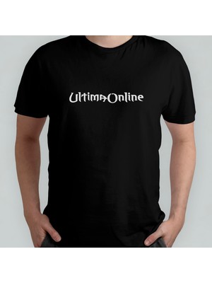 Pixxa Ultima Online  %100 Pamuklu Bisiklet Yaka T-Shirt Model - 2