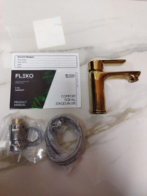 Fleko Evye - Lavabo - Duş 3'lü Set Batarya