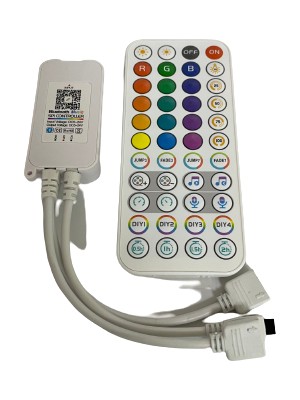 Hazar Led Tuya Destekli Wifi Kontrollü RGB Şerit Led Kontrol Cihazı 5-24V