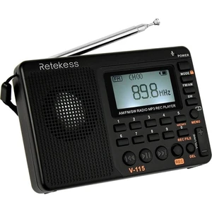 Uyku Zamanlayıcısı V-115 Fm/am Radyo - Siyah (Yurt Dışından)