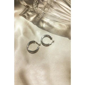 Halka Küpe Gümüş 2 cm