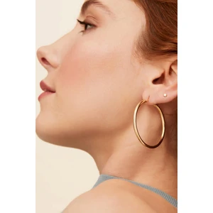 Halka Küpe Altın 4 cm