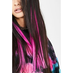 Pink Neon Çıtçıtlı Saç 2Li